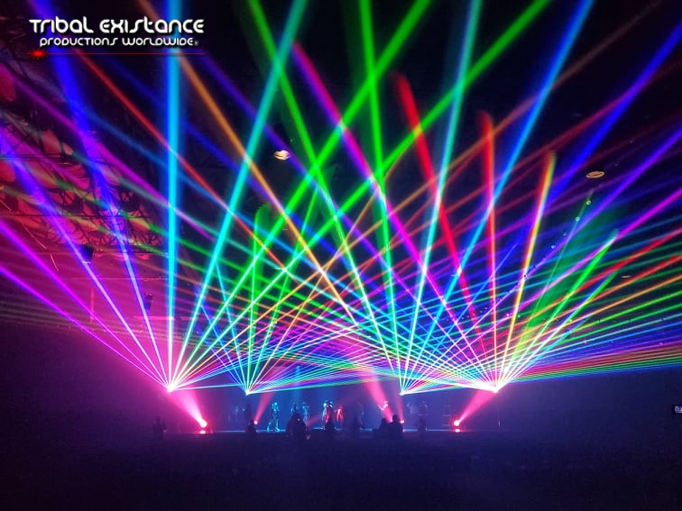Concert Tour Stage Laser Show Rental Production Services Worldwide.